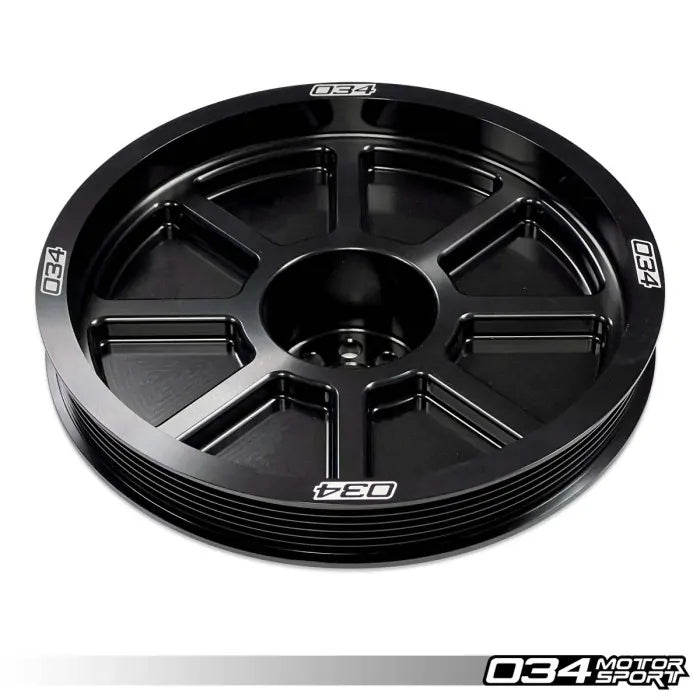 034Motorsport 3.0 TFSI Supercharger 207mm Crank Pulley Upgrade, B8/B8.5 Audi S4/S5/Q5/SQ5 & C7 Audi A6/A7
