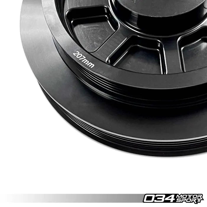034Motorsport 3.0 TFSI Supercharger 207mm Crank Pulley Upgrade, B8/B8.5 Audi S4/S5/Q5/SQ5 & C7 Audi A6/A7