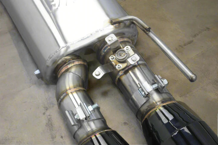 Stainless Steel GT500 Ford Mustang Valved Cat Back Exhaust