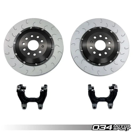 2-Piece Floating Rear Brake Rotor 350mm Upgrade for MQB VW & Audi AWD