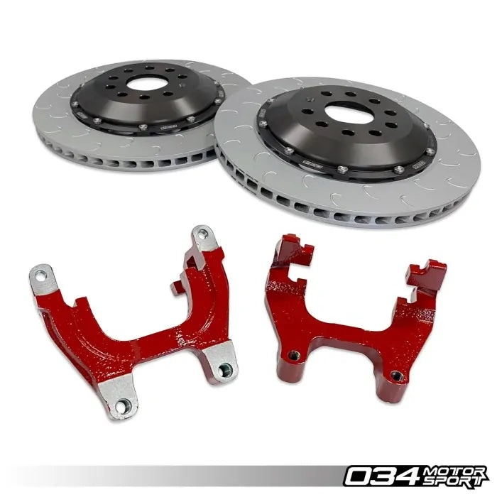 2-Piece Floating Rear Brake Rotor 350mm Upgrade for MQB VW & Audi AWD