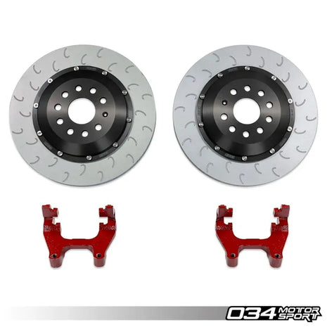 2-Piece Floating Rear Brake Rotor 350mm Upgrade for MQB VW & Audi AWD