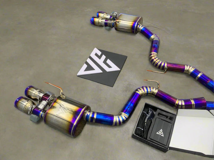 Titanium S650 Ford Mustang GT Valved Cat Back Exhaust