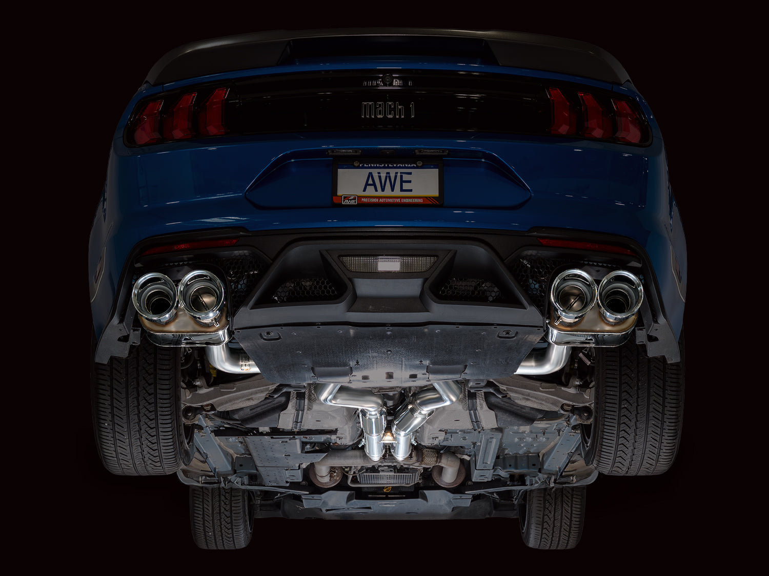 AWE Exhaust Suite for Ford S550 Mustang Mach 1