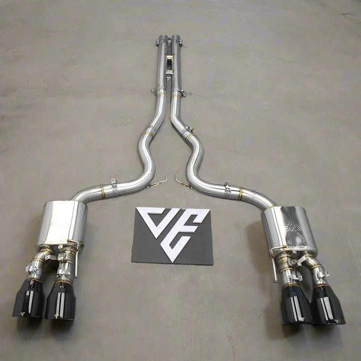 Stainless Steel 2024 Darkhorse Mustang Valved Cat Back Exhaust