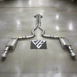 Stainless Steel S650 Ford Mustang GT Valved Cat Back Exhaust