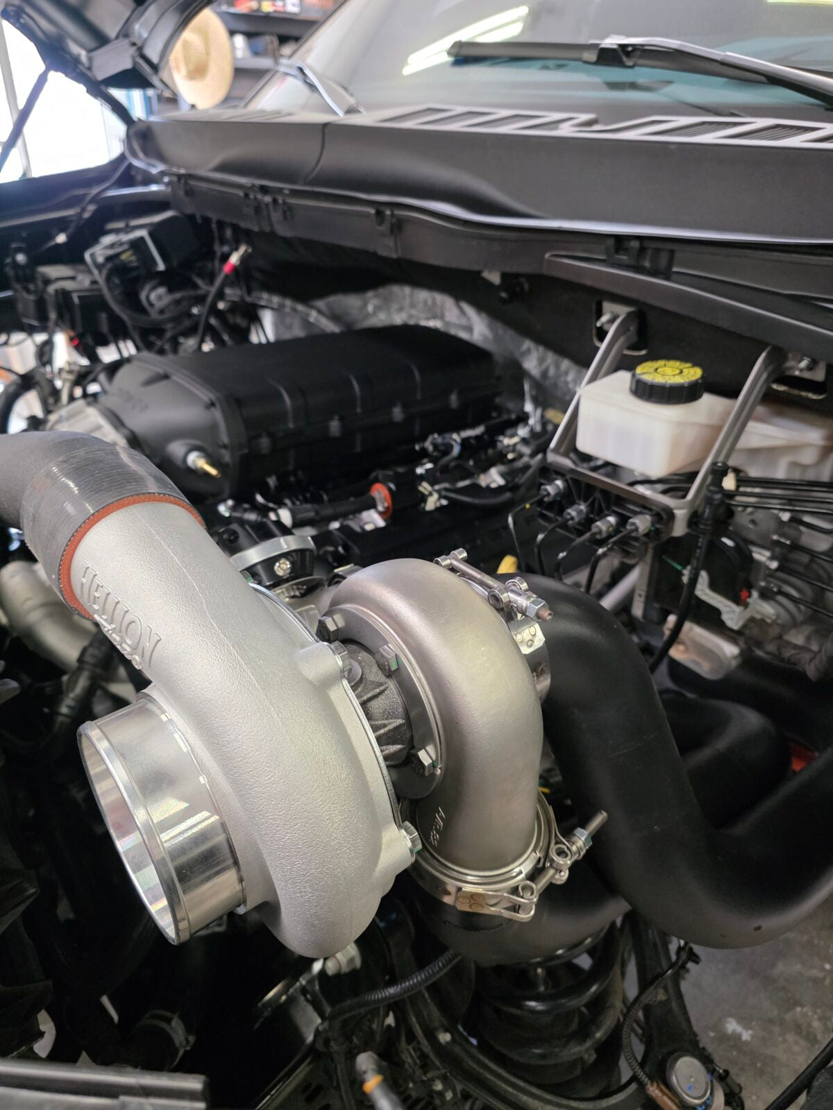 Hellion 2022+ Ford Raptor R 5.0L Top-Mount “Mirror Image” Twin Turbo System