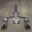 Titanium 2024 Darkhorse Mustang Valved Cat Back Exhaust