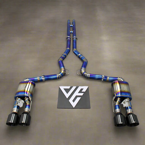 Titanium 2024 Darkhorse Mustang Valved Cat Back Exhaust