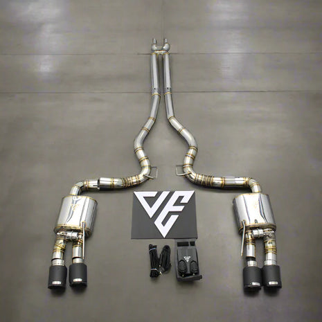 Stainless S550 Ford Mustang GT Valved Cat Back Exhaust