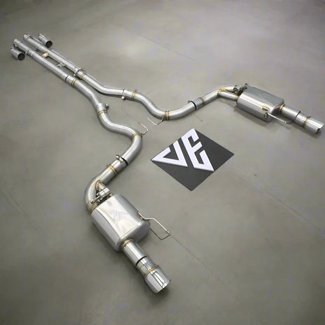 Stainless Steel S650 Ford Mustang GT Valved Cat Back Exhaust