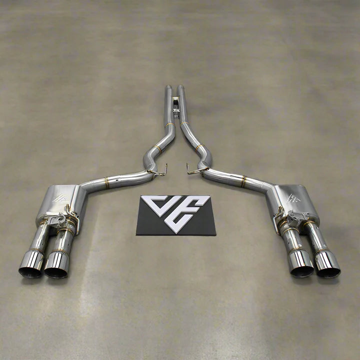 Stainless Steel S650 Ford Mustang GT Valved Cat Back Exhaust