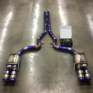 Titanium S550 Ford Mustang GT Valved Cat Back Exhaust