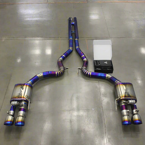 Titanium S650 Ford Mustang GT Valved Cat Back Exhaust