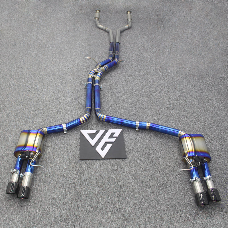 Stainless Steel Audi S6 Valved Cat Back Exhaust