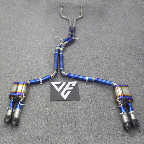 Stainless Steel Audi S6 Valved Cat Back Exhaust