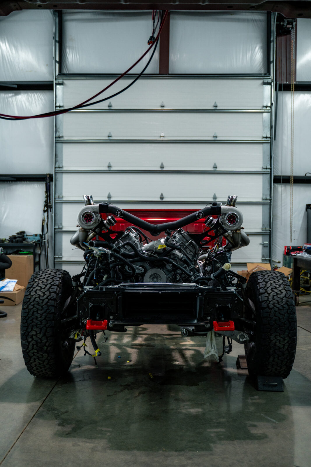 Hellion 2022+ Ford Raptor R 5.0L Top-Mount “Mirror Image” Twin Turbo System
