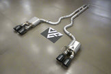 Stainless Steel GT500 Ford Mustang Valved Cat Back Exhaust