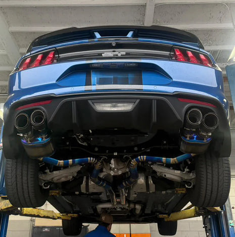 Titanium S550 Ford Mustang GT Valved Cat Back Exhaust