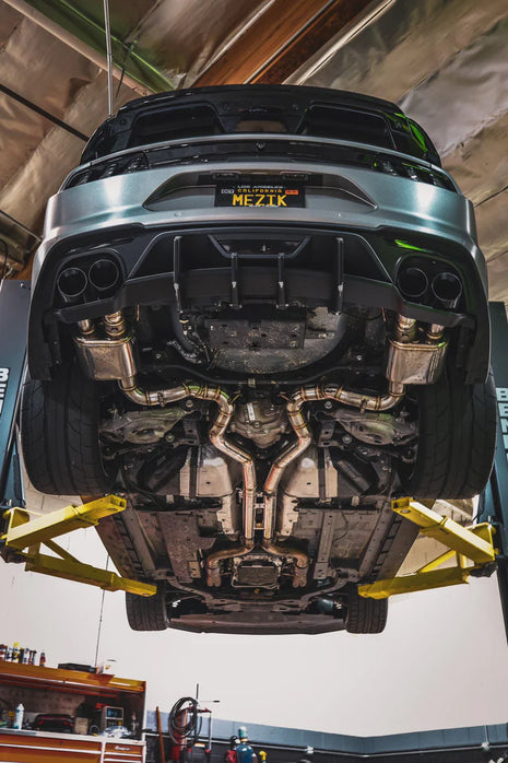 Stainless S550 Ford Mustang GT Valved Cat Back Exhaust