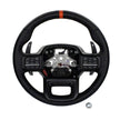 Ford Performance Black Leather Raptor Steering Wheel With Orange F-150 2021-2024